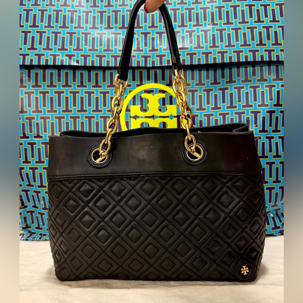 Tory Burch Fleming small tote bag - like new ✨